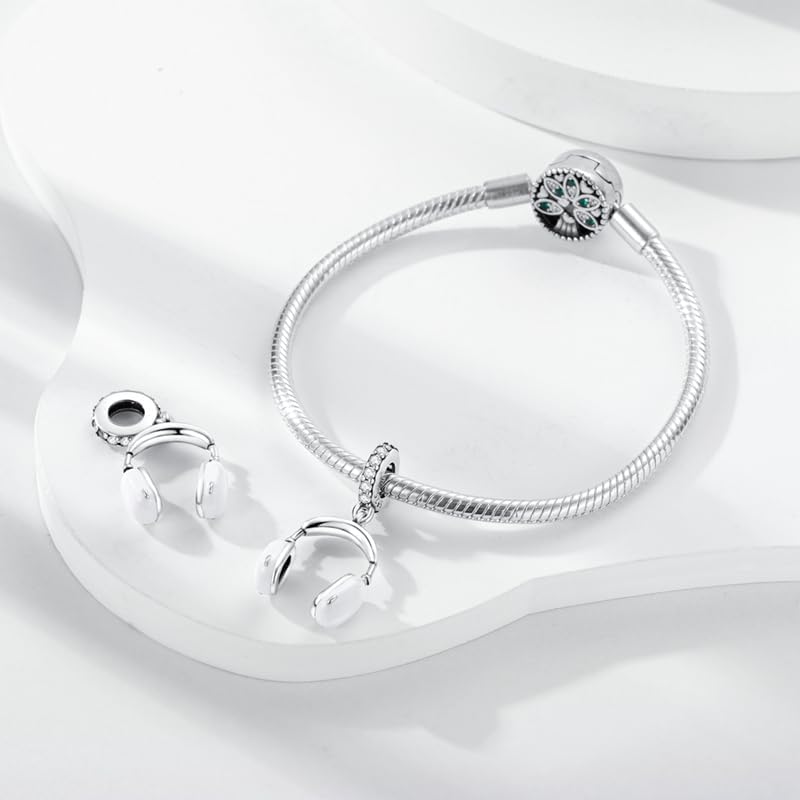 DATOUQI Queen Happy Birthday Hot Air Balloon Family Puppy Charm 925 Sterling Silver Charms for Bracelets and Necklaces Mother's Day Charms for Women - Image 3